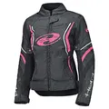 Held Baxley Top Motorradjacke Damen (schwarz/pink) Gr: D-L