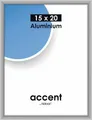 Accent Alurahmen 15x20 cm silber matt