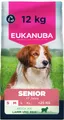 Eukanuba Senior Hundefutter mit Lamm und Reis für kleine und mittelgroße Rassen - Premium Trockenfutter für ältere Hunde, 12 kg