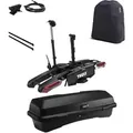 Thule Fahrradträger Epos 2 inkl. Heckbox Santu, Stautasche, Fahrradschloss, Fatbike-Gurte