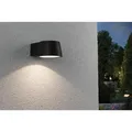 PAULMANN LED Außenwandleuchte Capea   IP44  96x128mm 3000K 6W 500lm 230V  Grau Aluminium