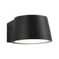 Paulmann LED Outdoor Wandleuchte Capea, 6 W, IP44, 3000 K, Warmweiß, Alu Schwarz