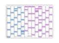 LYSCO Wandkalender Schuljahreskalender Schulkalender DIN B1 / DIN A1 - 2025/2026, Wandkalender Schuljahresplaner, gerollt geliefert