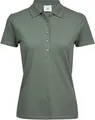 Tee Jays 145 | Damen Luxury Stretch Poloshirt - Farbe: Leaf Green - Größe: S