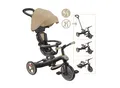 GLOBBER EXPLORER TRIKE 4in1 – Kinderwagen, Dreirad und Laufrad, 10/8,5 Zoll, TPR-Sitz, höhenverstellbar, hellbraun