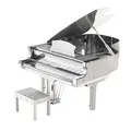 Fascinations MMS080 - Metal Earth 502738 - Grand Piano, lasergeschnittener 3D-Konstruktionsbausatz, 2 Metallplatinen, ab 14 Jahren