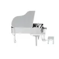 Fascinations Metal Earth Grand Piano 3D Metall Puzzle, 3D Metal Puzzle