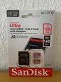 SanDisk Ultra microSDXC UHS-I-Speicherkarte 128 GB + SD-Adapter 2er-Pack