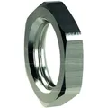 Riegler - Sechskant-gegenmutter, G 1/8, Sw 14, Messing Vernickelt