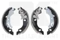 NK Bremsbackensatz 2723696 für FIAT