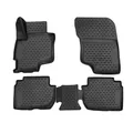 OMAC Gummimatten Fußmatte für Mitsubishi Outlander PHEV 2014-2019 TPE Schwarz 4x