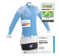 CLEANmaxx Bügelsystem PRO STEAM, automatischer Hemdenbügler mit Dampffunktion, 1800 W, schnell faltenfreie Kleidung ohne Bügeleisen Bügelbrett für Hemden etc