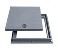 Marley Schachtdeckel mit Rahmen 30x30cm für Einlaufschacht Schachtabdeckung PVC