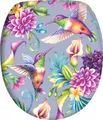 SANILO® WC-Sitz mit Absenkautomatik Kolibri, Toilettendeckel direkt vom Hersteller, Klodeckel, Klobrille, WC Deckel, Toilettensitz, Toilettenbrille