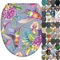 Sanilo WC Sitz mit Absenkautomatik, viele neue Toilettendeckel zur Auswahl, hochwertige Oberfläche, einfache Montage, stabile Scharniere (Kolibri)