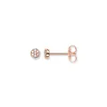 Thomas Sabo H1848-416-14 Ohrstecker Sparkling Circles Rosé-Ton Silber