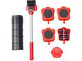 shop'n smile ideoon Möbelrolle Möbelroller Transport Set Möbelheber&Rollen Transportrollen Schwerlast, 360° Rollen & Verlängerungen für Schwerlast bis 150 kg/aus Eisen & ABS