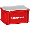 fischer Handwerkerkoffer groß, der robuste und geräumige Werkzeugkoffer für professionelle Handwerker und passionierte Heimwerker, ideal zur sicheren Aufbewahrung und Organisation von Werkzeugen