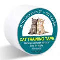 xocome Anti-Kratz-Trainingsband für Katzen, 7,62 cm x 27,4 m, klarer Selbstklebender Möbelschutz für Katzen