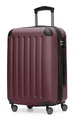Hauptstadtkoffer Spree - Handgepäck, 55 x 36 x 21 cm, TSA, 4 Rollen, 42 Liter, Reisekoffer, Hartschalenkoffer, Rollkoffer, Bordgepäck Koffer, erweiterbar, Burgund