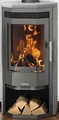 Justus Kaminofen Usedom 5D Dauerbrad Korpus Stahl Gussgrau Speckststein (5 kW)
