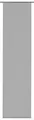 Gardinia Flächenvorhang Stoff Entry grau 60 x 245 cm