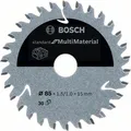BOSCH Akku-Kreissägeblatt Standard für Multimaterial, Ø 85 mm, 30 Zähne