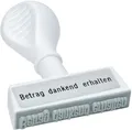 WEDO Stempel Textstempel -Betrag dankend erhalten-