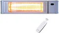 Vasner Heizstrahler Wand / Decke, silber, Teras X20, 2000 W, abgerundetes Design