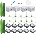 Loveco Ersatz Zubehör für iRobot Roomba I Serie i1+ i3+ i4+ i5+ i6+ i7+ i8+,J serie j5+ j6+ j7+ j8+ j9+ (Nicht für Combo J7+/J9) 2 Satz Gummibürsten,10 Filter,10 Seitenbürsten,4 Staubbeutel