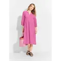 CECIL Blusenkleid in Unifarbe rosa S (38)