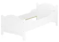 Erst-Holz®Seniorenbett extra hoch waschweiß 90x200 Massivholz 60.40-09 W oR