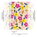 Livingwalls Vliestapete The Wall II Blumentapete 392091
