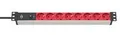 Brennenstuhl 1390007118 - 2 m - 8 AC-Ausgänge - Indoor - IP20 - Schwarz - Rot - 10 A