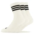 adidas - 3-Stripes Essential Concept Crew 3-Pack - Multifunktionssocken 46-48 | EU 46-48 weiß/grau