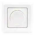 REV Ritter LED (5-100 Watt) Dimmer PrimaLuxe weiß inkl. Rahmen und Dimmerscheibe