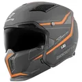 Bogotto Motorradhelm Radic WN-ST 22.06 Helm, herausnehmbares Innenfutter,integriertes Sonnenvisier schwarz XL
