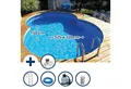 Waterman Achtformpool Stahlwandpool Set (10-teilig) tief achtform Cannes (Komplett-Set, 1-tlg), verzinkte Stahlwand