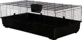 Dehner Nagerheim Peppy, 140 x 69 x 47 cm, Metall/Kunststoff, dunkelgrau