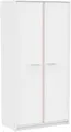 Demeyere GROUP Kinderkleiderschrank REVERSO, mit rosa oder dunklem Kontrast durch drehbare Paneele (B/H/T ca. 88,5/181/50 cm) 2 Kleiderstangen, 3 Regalböden, Made in France