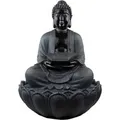 Intergarden Wasserspiel Zimmerbrunnen Groß Buddha 83cm mit Beleuchtung