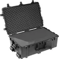 Peli Case 1650 Trolley mit Schaum schwarz Schutzkoffer wasserdicht NEU