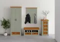 Garderobenschrank OTTO HOME "Selma", grün (salbei grün, gebeizt), B:70cm H:185cm T:40cm