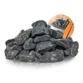 Saunasteine Finnland 20kg Olivindiabas Aufgussteine Dampfsteine Ofensteine Sauna
