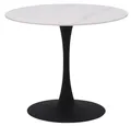 HELA Bistrotisch PAOLA Esstisch rund, 90 cm, robuste Steinplatte, verschiedene Steinfarben, Pflegeleicht