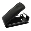 Mobilfunk Krause - Flip Case Etui Handytasche Tasche Hülle für Samsung GT-S6102 / S6102 (Schwarz)