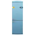 Cecotec Kühl-Gefrierkombination Retro Bolero CoolMarket Combi Origin 294+ Blue E, Klasse E, 294 L, Total No Frost, Mini Cooling, Convertible Box, Ultra Fresh, Fast Freezing, Multi AirFlow, Eco-Modus