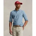 Polo Ralph Lauren für Herren. 710548538001 Blau Slim Fit Chambray Hemd (S), Lässig, Baumwolle, Denim, Langarm