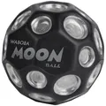 Waboba Dark Side of Moon – Springender Gummiball – Patentiertes Original-Design Ballkrater Erzeugen beim Aufprall EIN knallendes Geräusch – Leicht Greifbar – Flummies für Kinder - Silber - 65mm