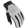 Macna Obtain Leather Motorrad Handschuhe, schwarz-grau, Größe L für Männer